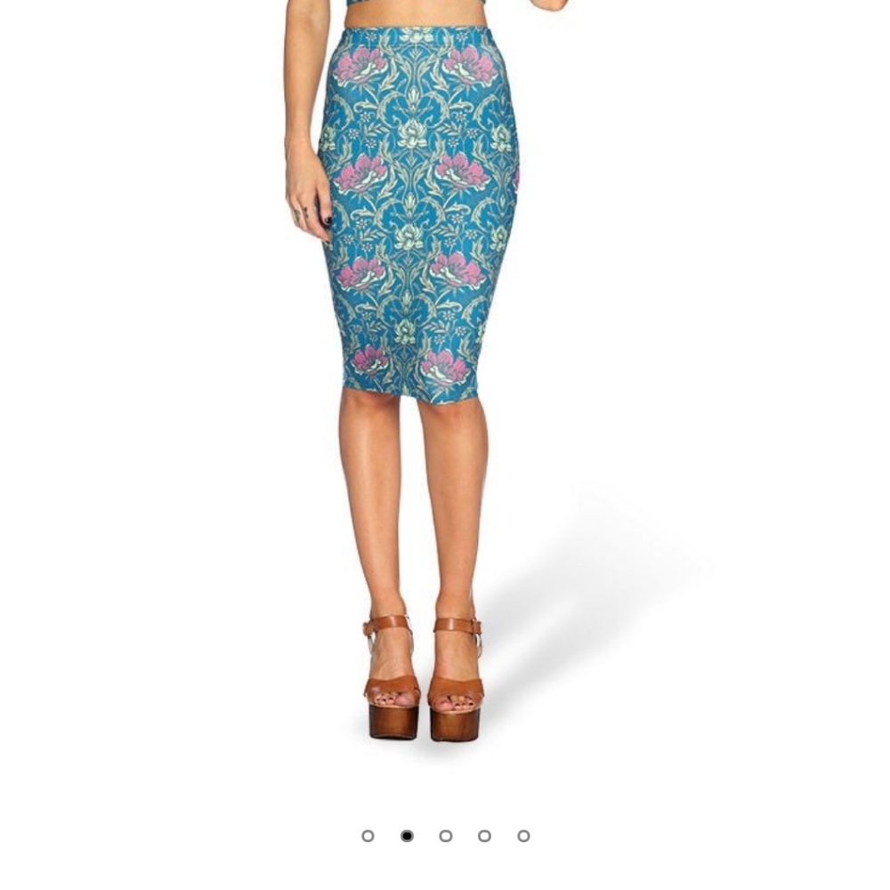 Black Milk Divine Noveau Midi Pencil Skirt